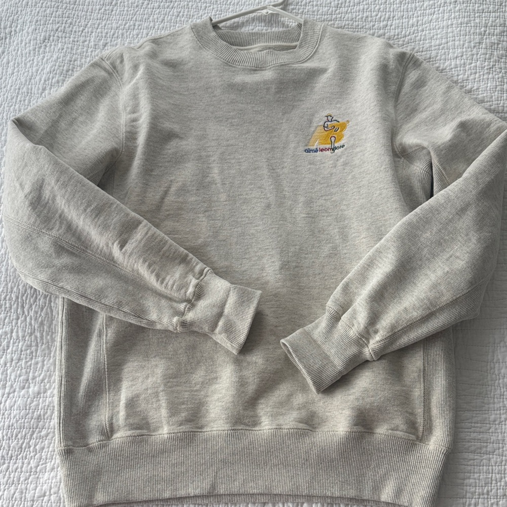 Gray Aime Leon Dore Crewneck Sweatshirt